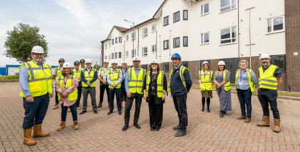 Council visits visionary new housing facility to help homeless people